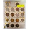 Image 1 : SHEET OF VINTAGE TOKEN COINS COLLECTIBLES