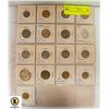 Image 1 : SHEET OF VINTAGE FOREIGN COINS