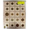 Image 1 : SHEET OF VINTAGE FOREIGN COINS