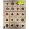 Image 1 : SHEET OF VINTAGE FOREIGN COINS