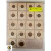 Image 1 : SHEET OF VINTAGE FOREIGN COINS