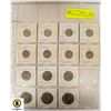 Image 1 : SHEET OF VINTAGE FOREIGN COINS