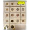 Image 1 : SHEET OF VINTAGE FOREIGN COINS