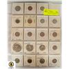 Image 1 : SHEET OF VINTAGE FOREIGN COINS