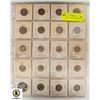 Image 1 : SHEET OF VINTAGE FOREIGN COINS