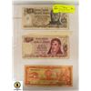 Image 1 : LOT OF VINTAGE FOREIGN CURRENCY BILLS
