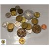 Image 1 : LOT OF ASSORTED WORLD COINS AND TOKENS