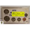Image 1 : 1970 CANADA MINT COIN SET WITH DOLLAR COIN