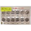Image 1 : 1992 CANADA 125 ANNIVERSARY QUARTER SET