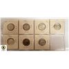 Image 1 : LOT OF VINTAGE SILVER CANADIAN QUARTERS