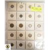 Image 1 : SHEET OF ANTIQUE UK COINS