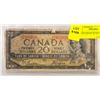 Image 1 : 1954 CANADIAN 20 DOLLAR BILL