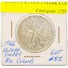 Image 1 : 1966 GERMAN SILVER 5 MARK COIN