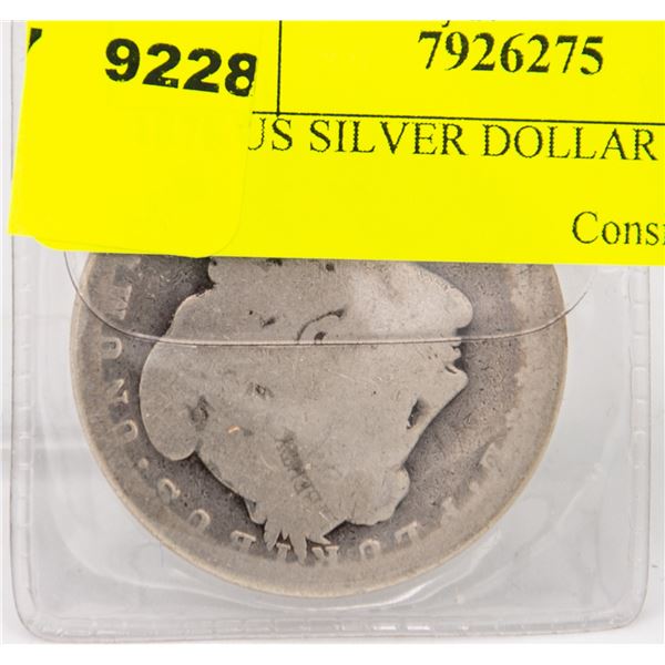 1878 US SILVER DOLLAR WORN