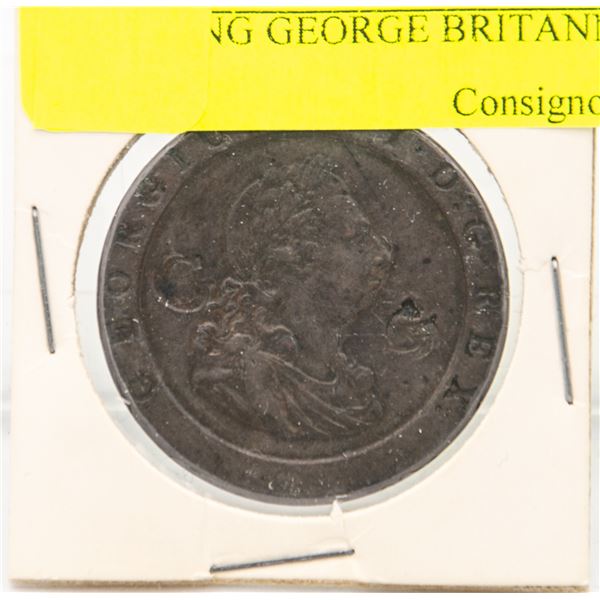 1797 KING GEORGE BRITANNIA COIN