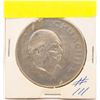Image 2 : 1965 LARGE CHURCHILL 1 CROWN COIN
