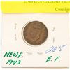 Image 1 : 1943 NEWFOUNDLAND PENNY EF