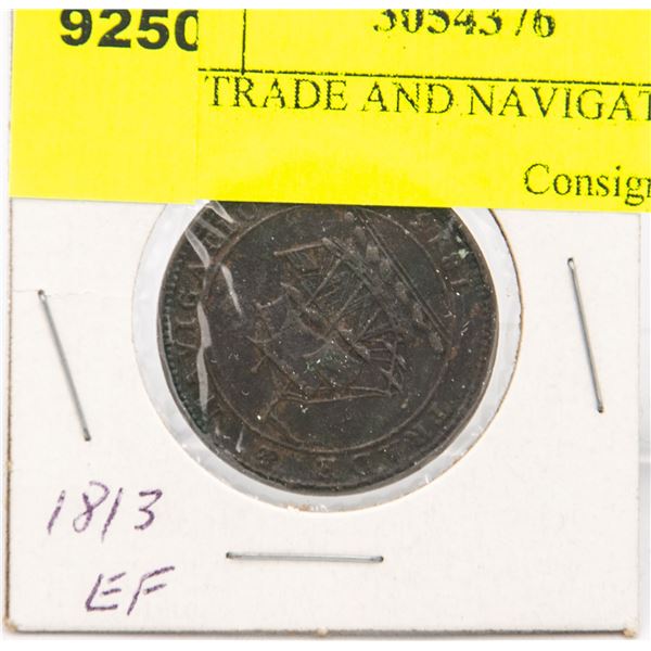 1813 TRADE AND NAVIGATION COIN