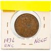 Image 2 : 1936 NEWFOUNDLAND PENNY UNCIRCULATED