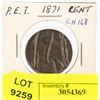 Image 1 : 1871 PEI LARGE CENT VF