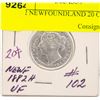 Image 1 : 1882 NEWFOUNDLAND 20 CENT VF