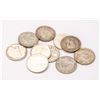 LOT OF 10 SILVER CANADIAN QUARTERS