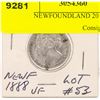 Image 1 : 1888 NEWFOUNDLAND 20 CENT VF