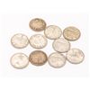 Image 1 : LOT OF 10 SILVER CANADIAN DIMES