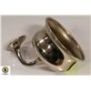 Image 1 : ANTIQUE NICKEL PLATE SHAVING CUP