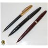 Image 1 : LOT OF 3 VINTAGE PENS