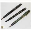 Image 1 : LOT OF 3 ANTIQUE FOUNTAIN PENS