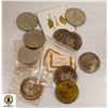 Image 1 : LOT OF 13 ASSORTED VINTAGE TOKEN COINS