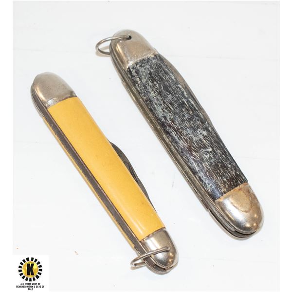 PAIR OF ANTIQUE POCKET KNIVES