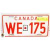 Image 1 : CANADIAN GOVERNMENT LICENSE PLATE
