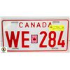 Image 1 : CANADIAN GOVERNMENT LICENSE PLATE