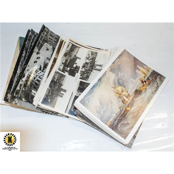 LOT OF ASSORTED VINTAGE POSTCARDS