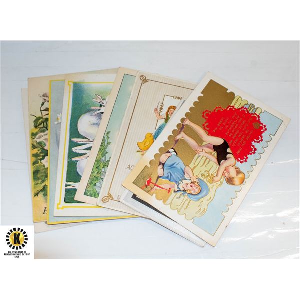 LOT OF ASSORTED VINTAGE POSTCARDS