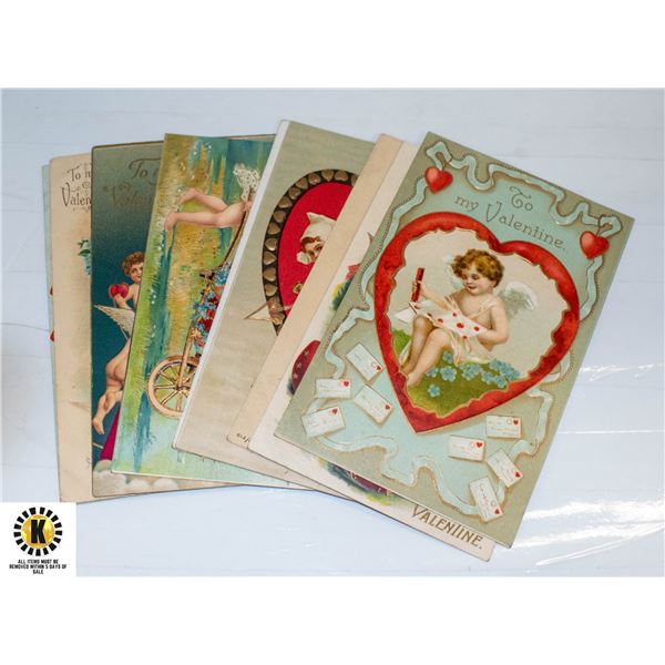 LOT OF 10 ASSORTED ANTIQUE POSTCARDS