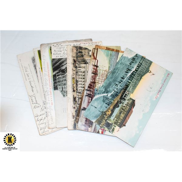 LOT OF 10 ASSORTED ANTIQUE POSTCARDS