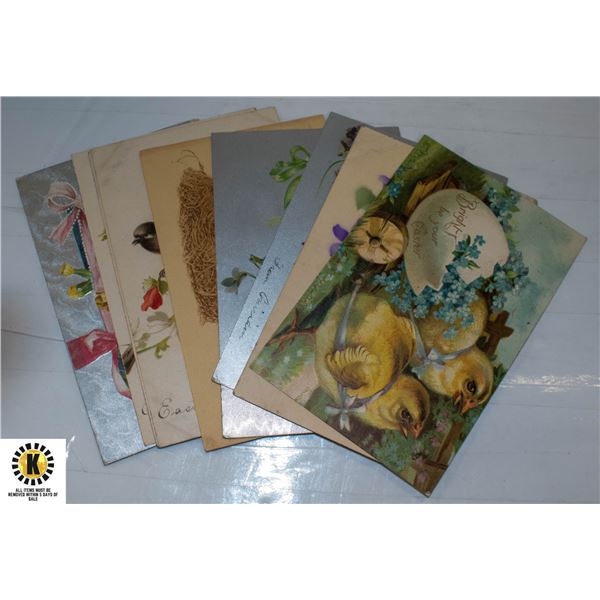 LOT OF 10 ASSORTED ANTIQUE POSTCARDS