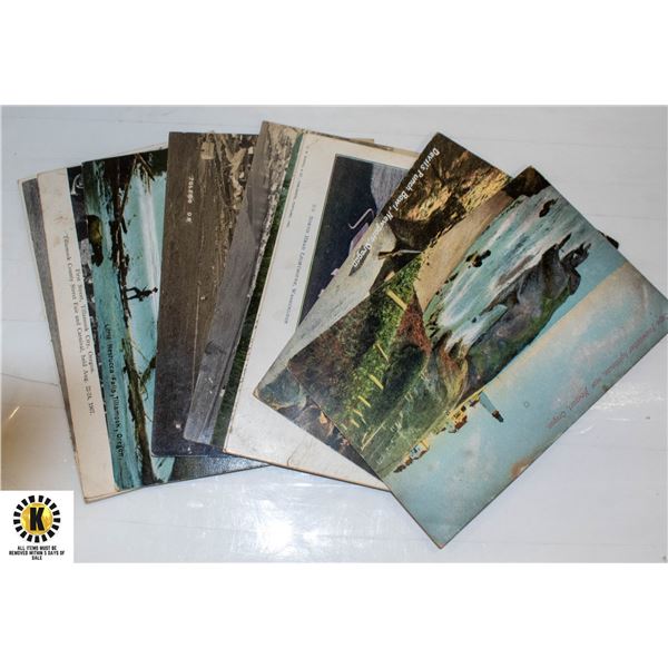 LOT OF 10 ASSORTED ANTIQUE POSTCARDS
