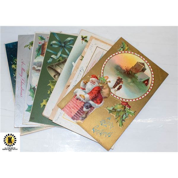 LOT OF 10 ASSORTED ANTIQUE POSTCARDS