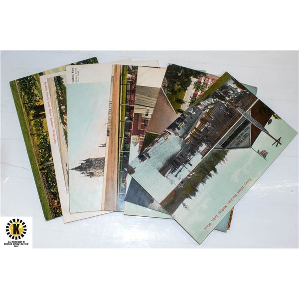 LOT OF 10 ASSORTED ANTIQUE POSTCARDS