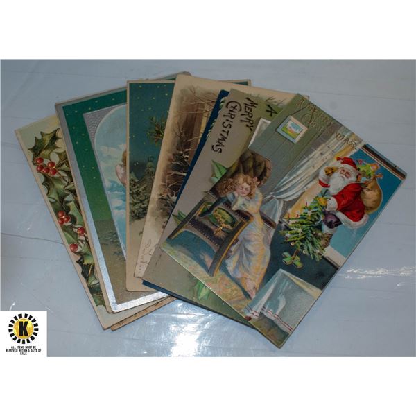LOT OF 10 ASSORTED ANTIQUE POSTCARDS