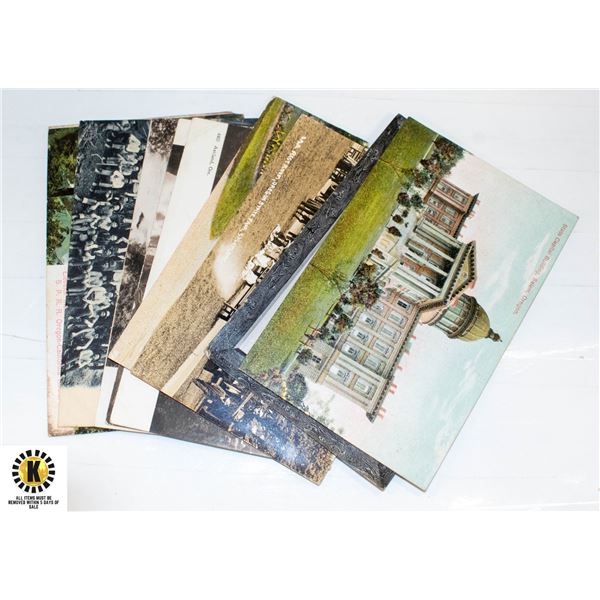LOT OF 10 ASSORTED ANTIQUE POSTCARDS