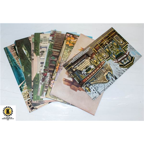 LOT OF 10 ASSORTED ANTIQUE POSTCARDS