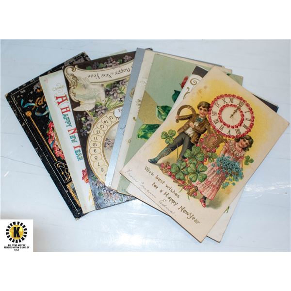 LOT OF 10 ASSORTED ANTIQUE POSTCARDS