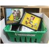 Image 1 : ONE BIN OF FRAMED DISNEY CHARACTERS AND