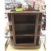 Image 1 : ONE WOODEN CURIO WALL MOUNT CABINET