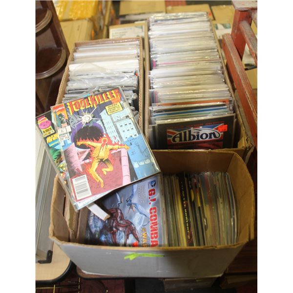 LOT OF TWO SHORT BOXES OF COMICS